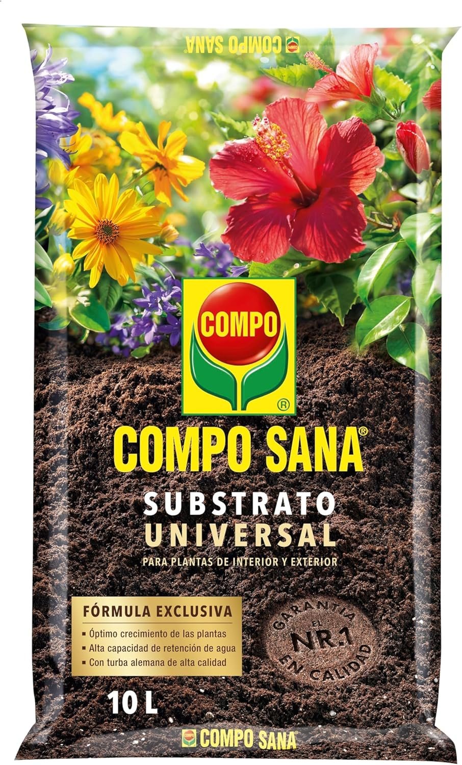 Compo Sana sustrato universal 10 litros para huerto urbano