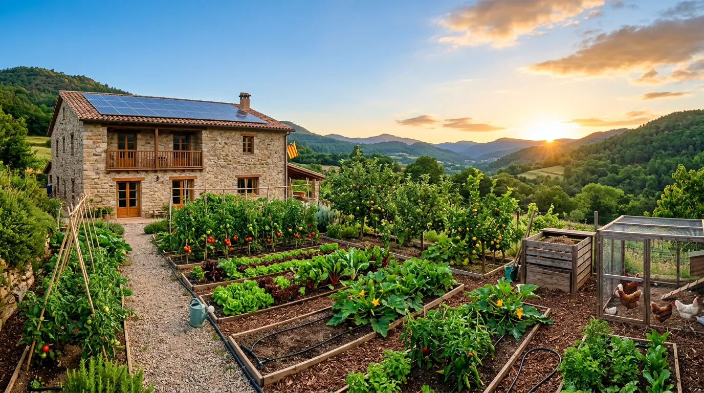 Guía completa para empezar un huerto autosuficiente en casa en España Huerto autosuficiente en casa con cultivo doméstico