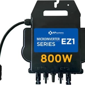 microinversor solar instalado en sistema fotovoltaico doméstico