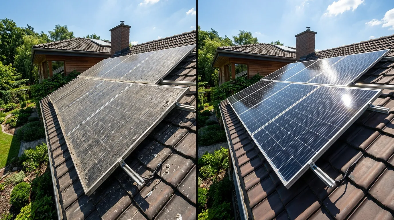 cómo limpiar paneles solares en una vivienda sin dañarlos