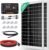 kit panel solar monocristalino 240W módulo solar de 12V + regulador de carga solar de 30A + cable solar de 5m + Z para autocaravana